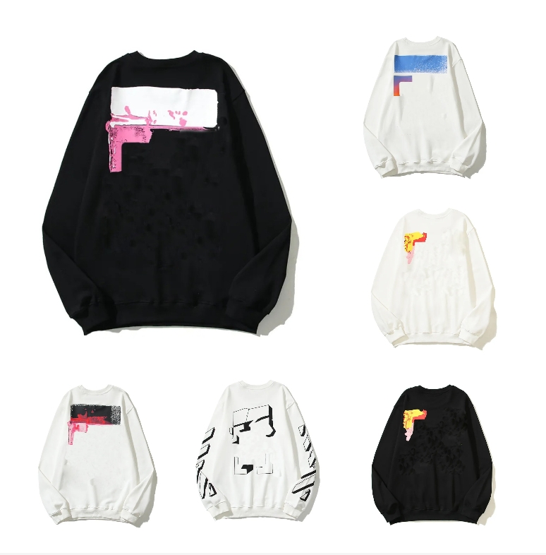 Men's Hoodies Designer Hoodie Round Neck Letter Graphic Couple Printed Sweatshirts American Street Trendy Casual Loose