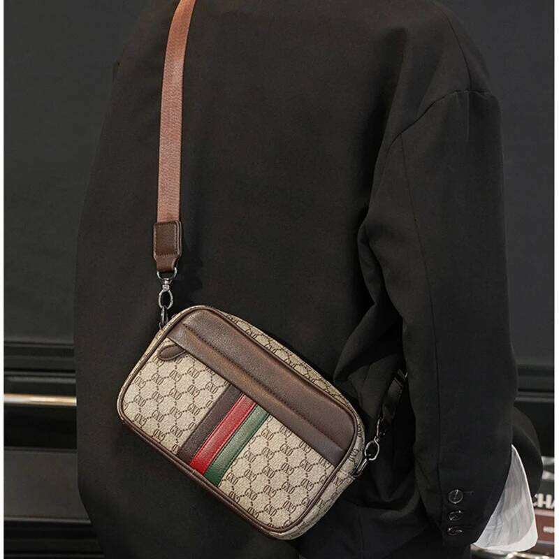 Designer Bag Fashion Men's Letter Bag Print Crossbody Bag Men Shoulder Bags Square Sling Handbag Male Satchels Bolso