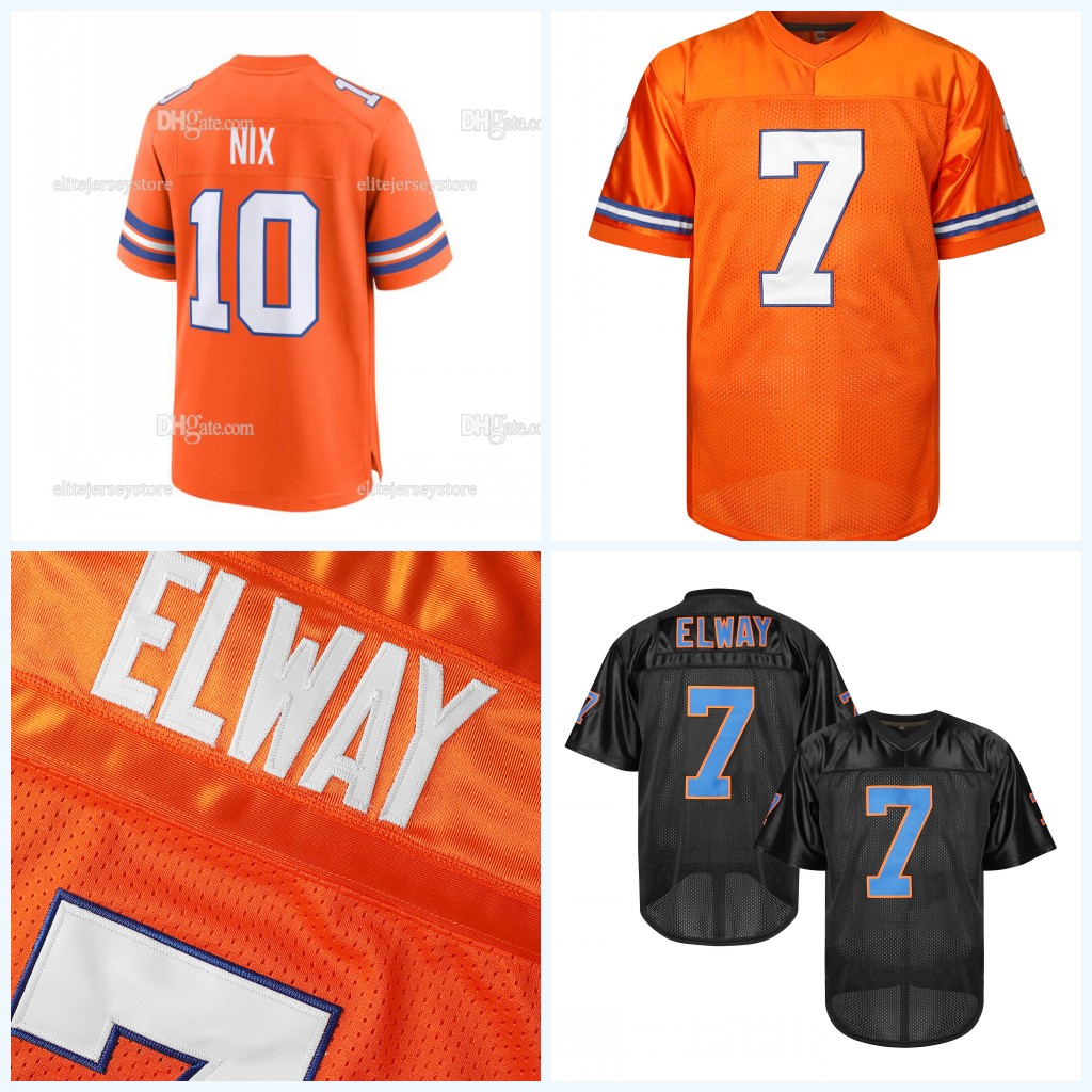 Personalized Custom 2025 Football Jersey Bo Nix John Elway Patrick Surtain II Peyton Manning Custom Embroidered Letter Number