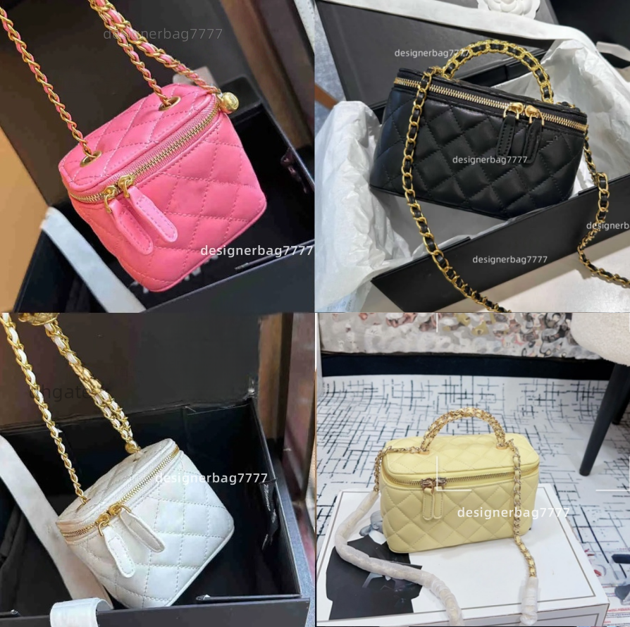 Cosmetic Bags Cases Makeup bag Designer Micro Vanity Bag Mini Cosmetic Bag Crossbody Shoulder Designer Tiny Cosmetic Make Up Bags Coin Purse Wallet width 11 cm
