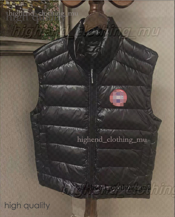 High Quality Vest Brand Badge Gilet Luxury Designer Puffer Canada Coat Vest Mens Womens Winter Fashion Body Warmer Waistcoat Fcf 9Cc