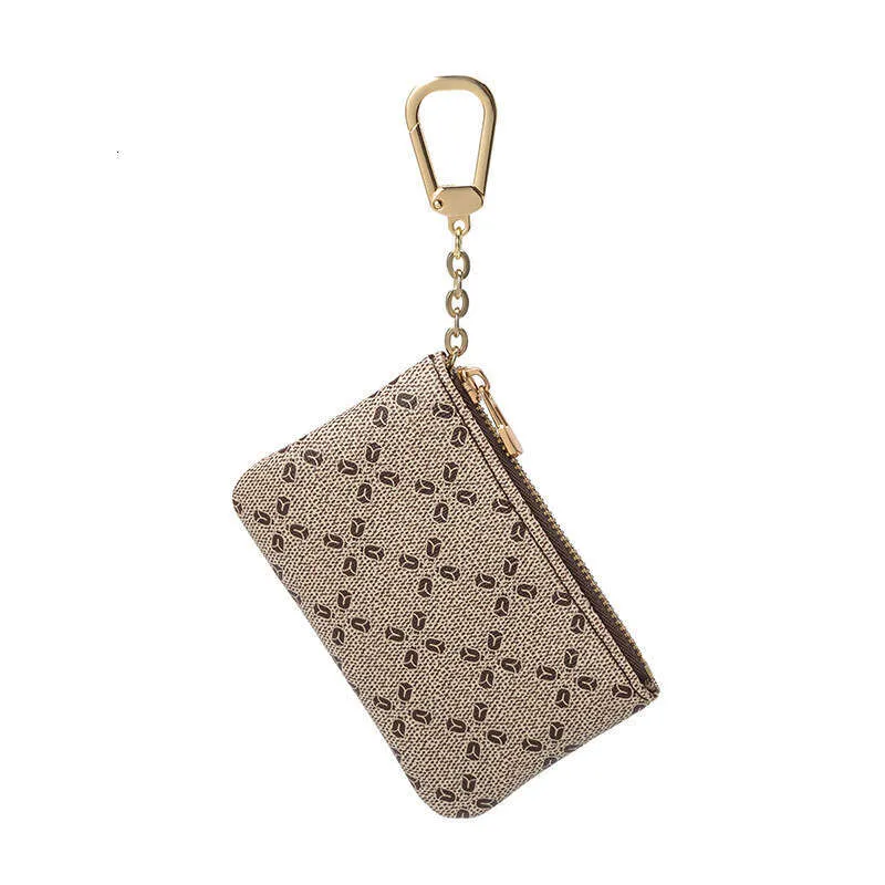 Lacel Urwebin Designer Wallet for women men Mini Vintage Zipper Coin Purse Portable Clutch Keychain With Keyring charms Creative Small Card Bag