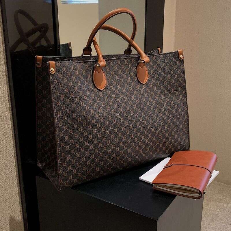 Stylish Atmosphere Large Capacity Single Shoulder Hand Handbag Commuter Women's Tote Bag