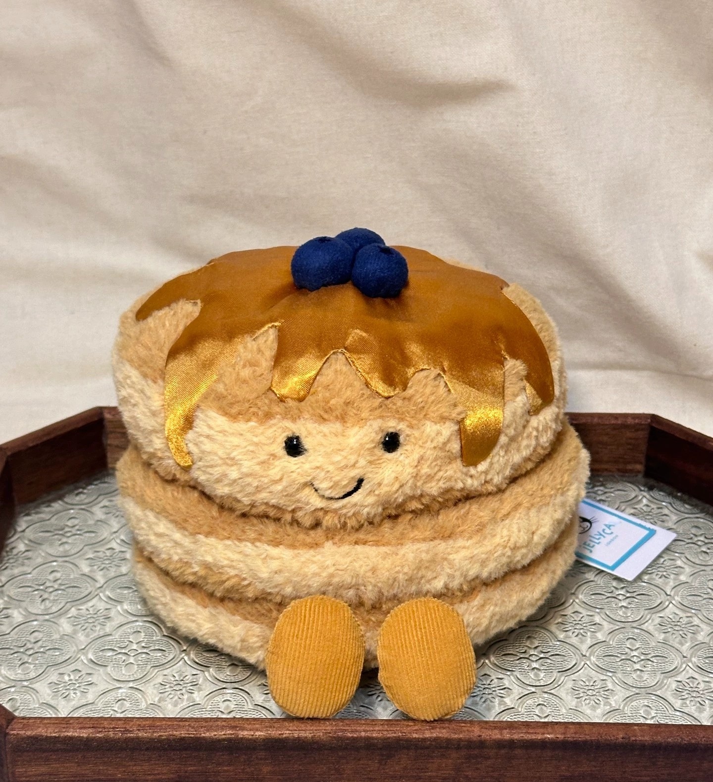 Dolls Jelly cat Amuseables Rene Waffle Plush Fran 2 Pancakes Stuffed Toy Fleurette Aux Fraises Collette Tarte Au Citron Soothing the Doll Gifts