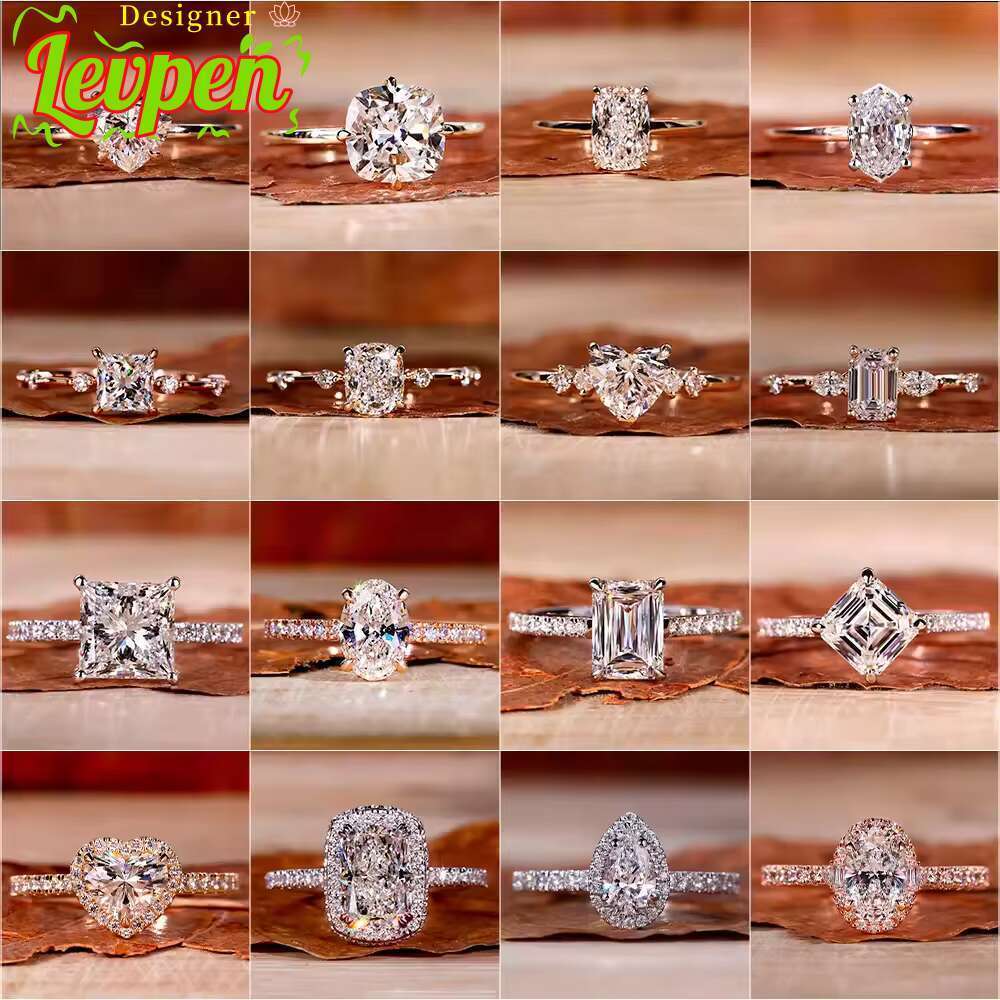 CVD IGI HPHT GIA Certified Lab Grown Oval Cut Diamond 3 Carats 18K 14K Real Gold Jewelry Engagement Wedding Ring for Women Man OACOCA