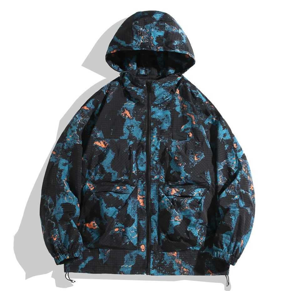 12XL Plus Size Camouflage Cargo Jacket Men Camo Windbreaker Jacket Spring Autumn Outdoor Camp Jackets Coats Male W250821