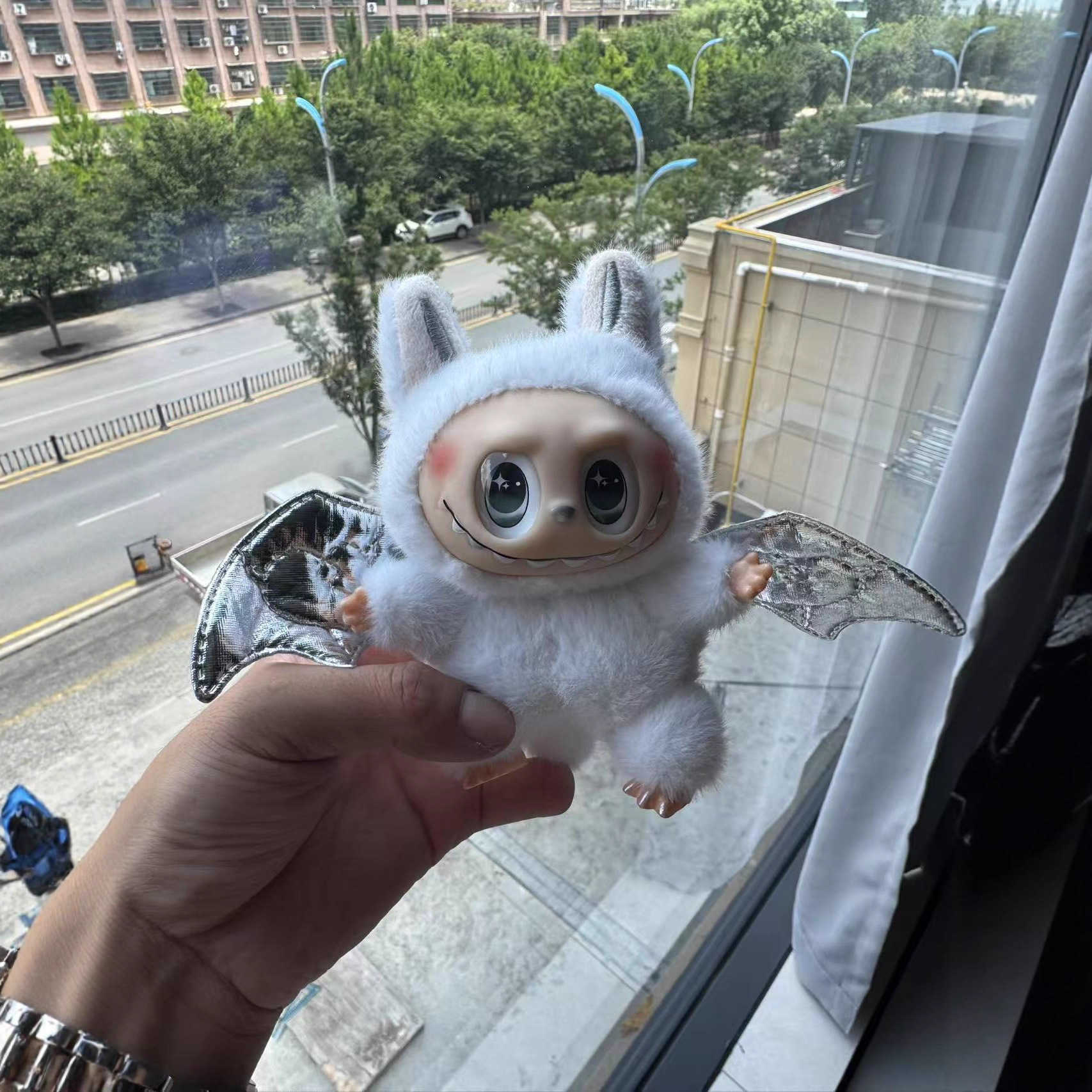 High-Quality Bubble Pull Fabric Little Angel Zimomo Vinyl Macaron Blind Box Plush Doll Trendy Toy Figure L250821