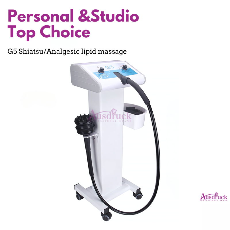 G5 Vibratory Body Slimming Massage Machine 5-Head Cellulite and Fat Reduction Massager Back, Waist and Full Body Therapy EU Tax Free