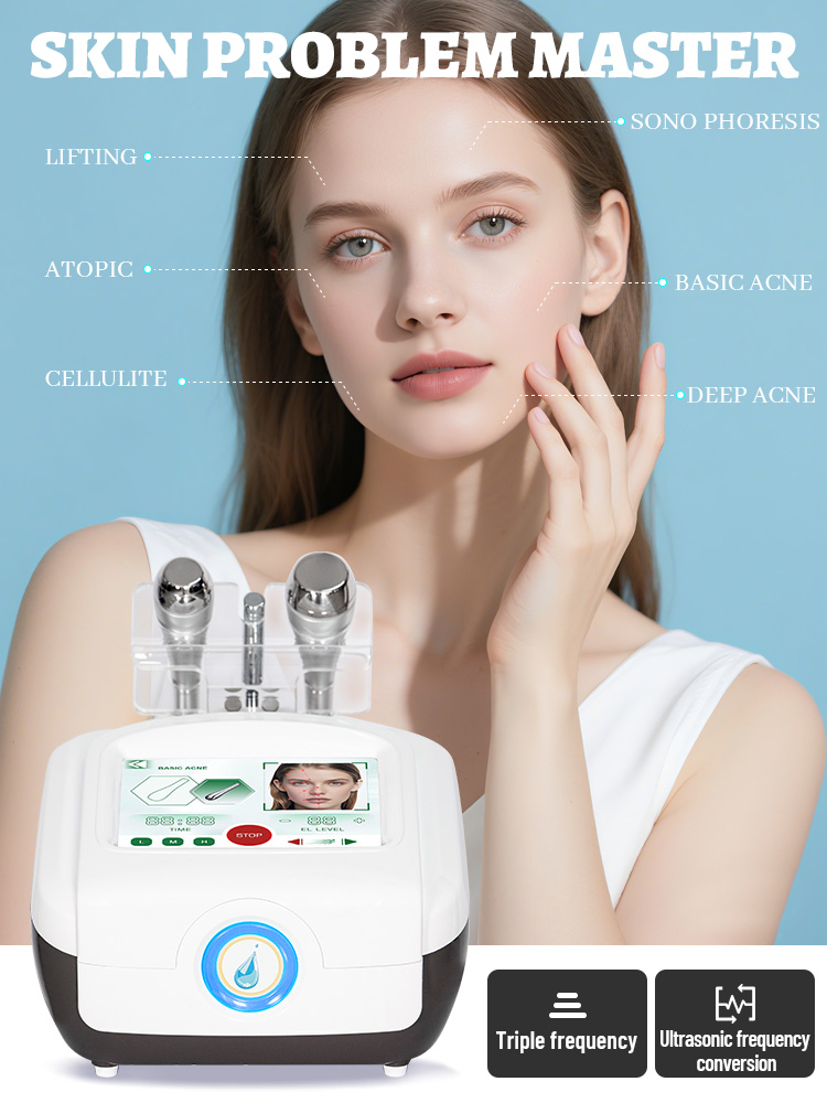New Skin Scrubber Cavitation Machine Ultrasonic Skin Scrubber Deep Face Cleaning Freckle Beauty Instrument Electroporation