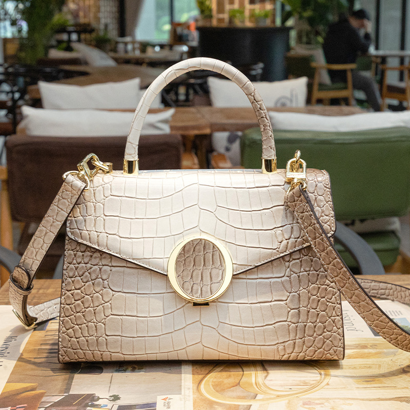 LORDLY KNACK designer bag light luxury genuine leather casual lady bag high-quality vintage large capacity handbag for woman