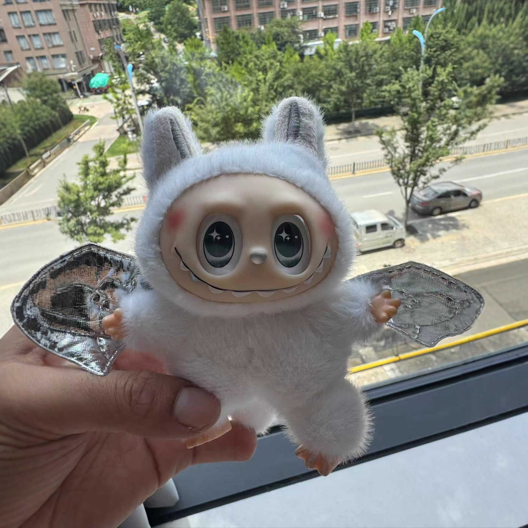 High-Quality Bubble Pull Fabric Little Angel Zimomo Vinyl Macaron Blind Box Plush Doll Trendy Toy Figure L250821