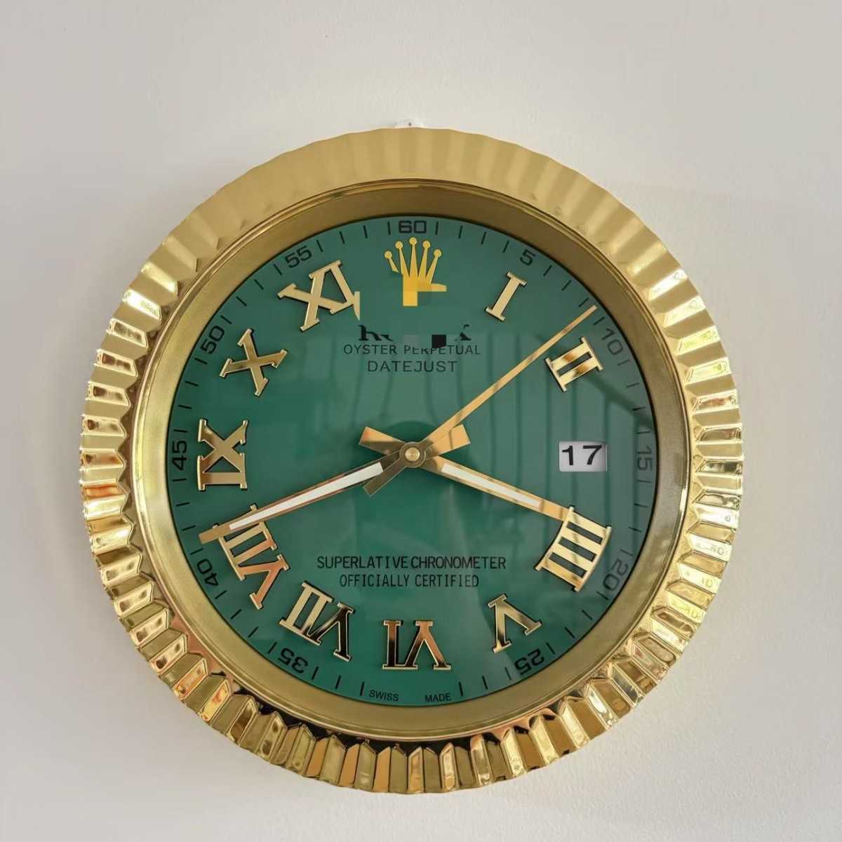 Wall Clock Special 14inch Metal Watch Wall Clock Diary Series S25821
