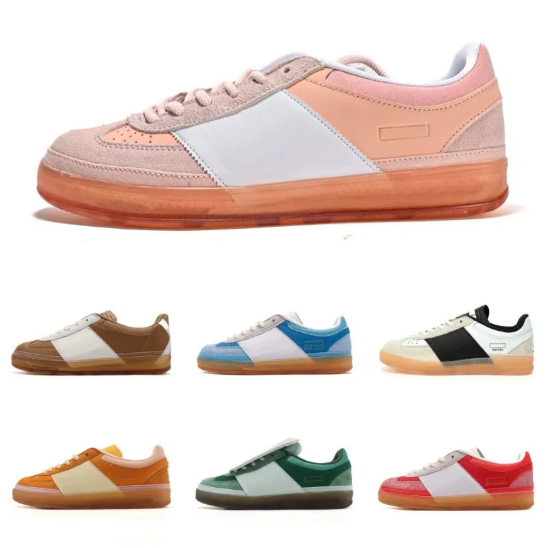 New product 2025 Bad Bunny INDOOR Cabo Rojo San Juan Shoes Lionel Benito Sport Men Women Green, Pink, Blue Sports Low Sneakers Eur 36-45