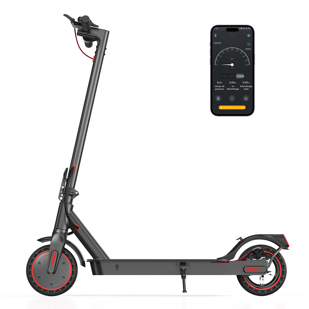 iScooter i9 Electric Scooter 350W Motor, 30km/h Max Speed, 8.5" Honeycomb Tires, 7.5Ah Battery, APP Bluetooth, E-ABS+Disc Brake, LED Display, IP5