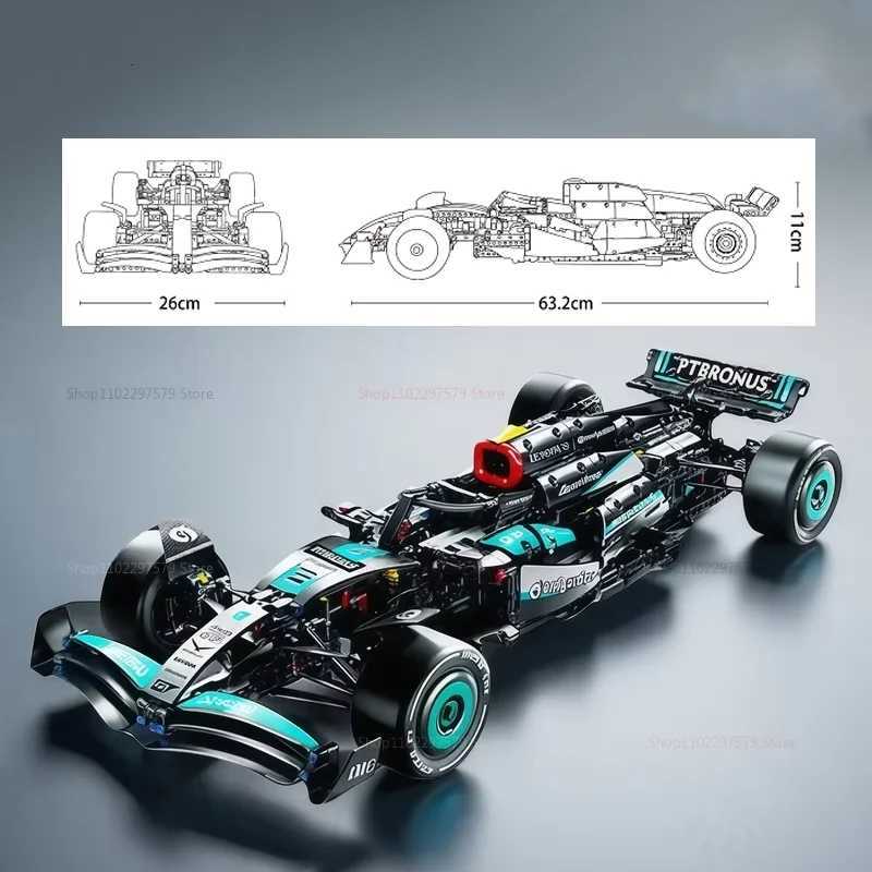 NEW Formula 1 Racing City Speed Champion F1 Building Blocks Vehicle Set FIA Classic Sports Car Model Bricks Kids Toy Adult Gifts Z250821