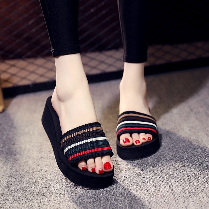 HOT free shipping flat for womens designer slippers khaki black pink Flat bottomed casual beach sandals