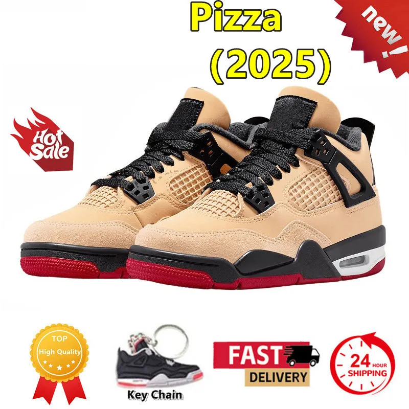 With Box 4 4s Basketball Shoes 3 3s Sneakers Pizza Black Cat White Cement Brick by Brick Bred Reimagined Military Thunder UNC Pmino Wirds Fire Dark 5 5s Sports Trainers