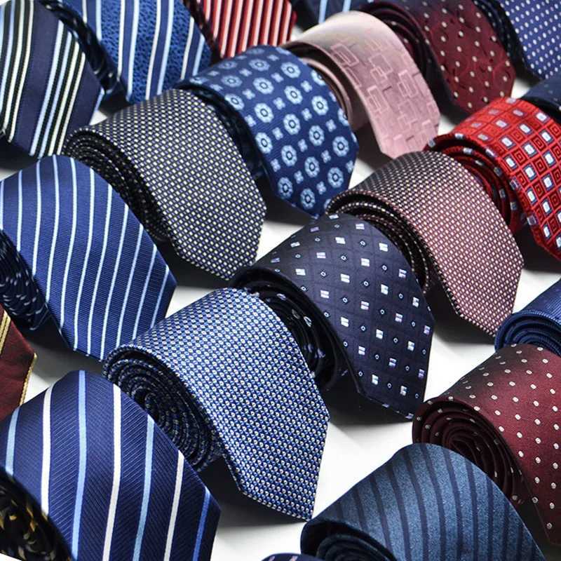 Fashion Mens Colourful Tie Necktie Cravate 7.5 cm Neckties Fit Wedding Holiday Party Workplace H250820