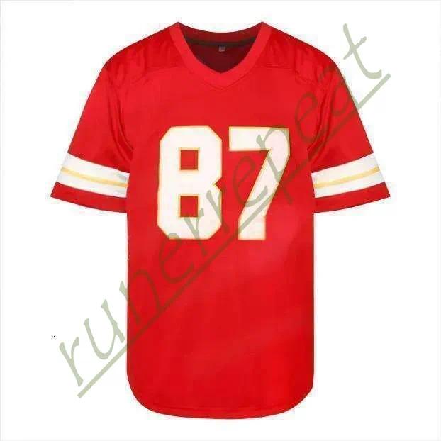 Football Jersey Mahomes Wentz Edwards-Helaire Hunt Pacheco Kelce Perine Jerseys Name Number Mens Youth Best seller