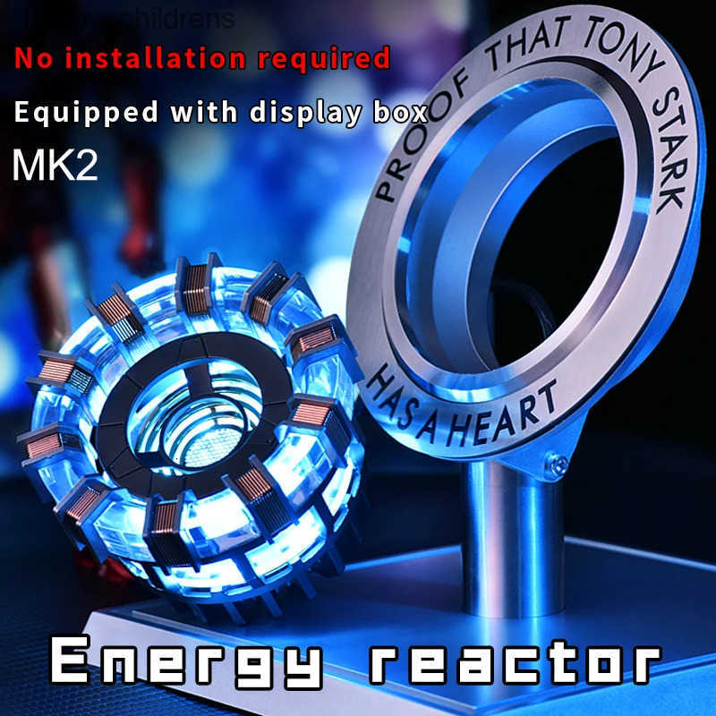 Superhero 1 1 Cosplay Tony Stark Arc Reactor Heart Of Mark Led Light Chest Lamp Mk1MK2 as gift for Game Room Desktop Decoration T250821