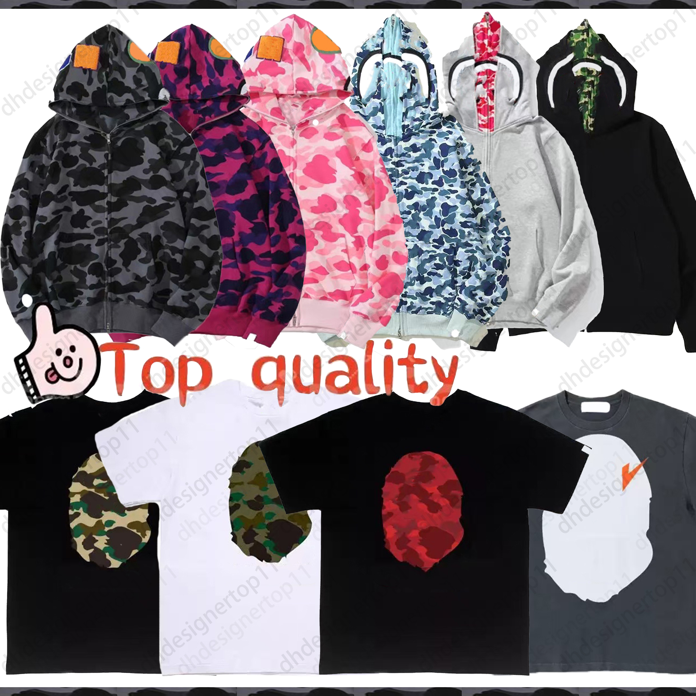 bapeyll hoodie mens hoodies designer hoodie men shark print hoodie Harajuku long sleeve zip up overshirt Print Sweatshirt Casual streetwear fashion SIZE M-3XL