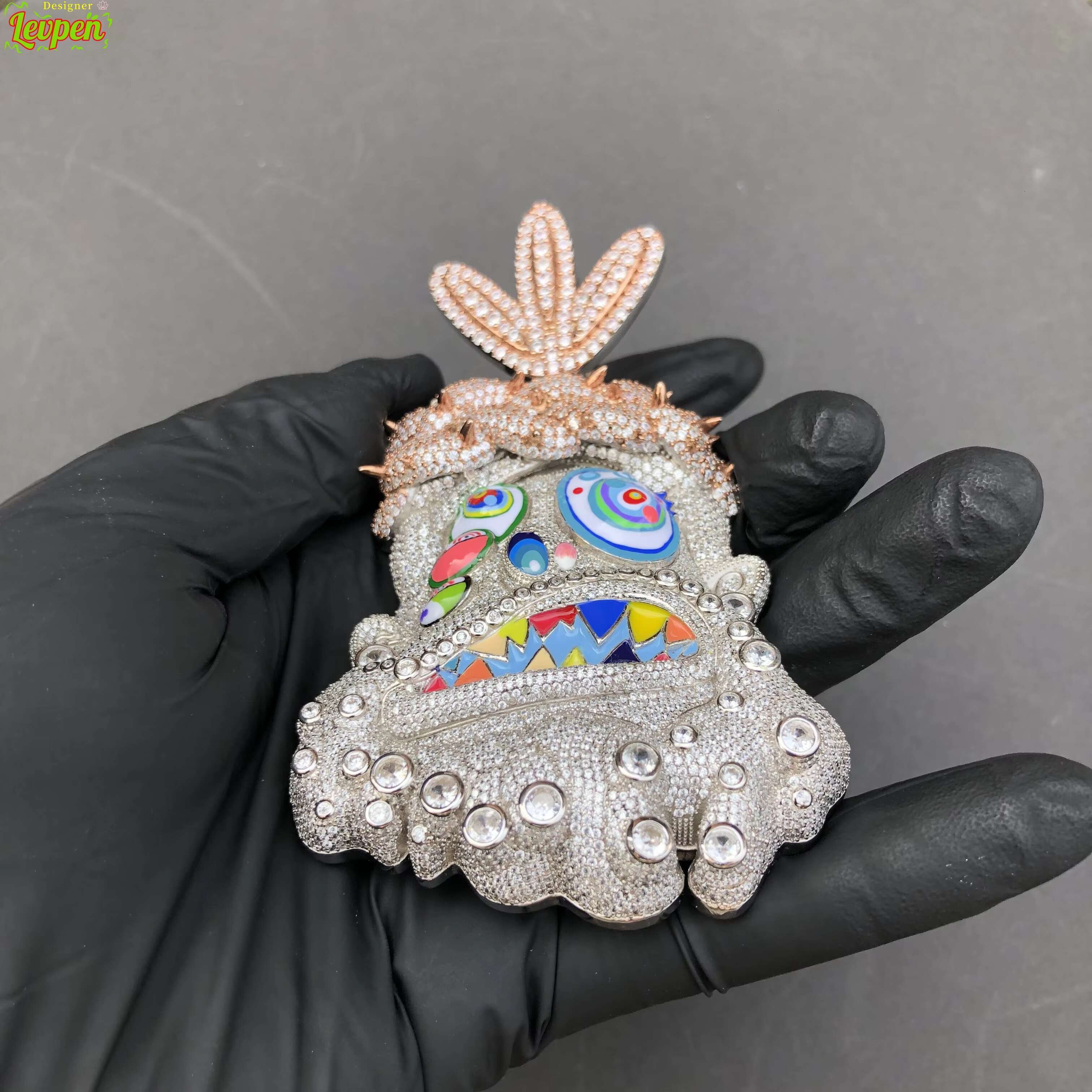 Avatar CITIES Jewelry Savage Hiphop Tribe 925 Sterling Silver Full Iced Out VVS Moissanite Pendants OACOCA