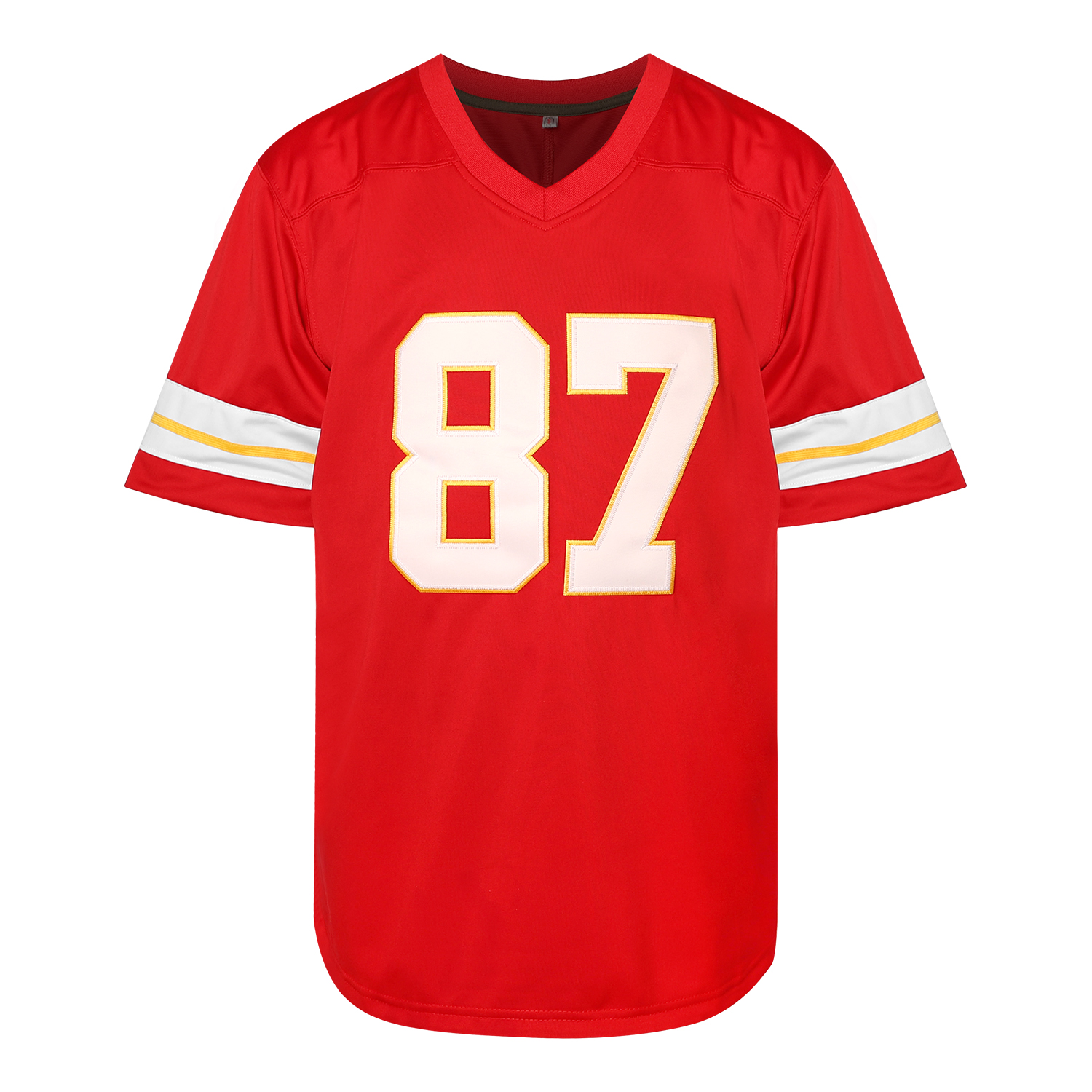 Personalized Custom 2025 Football Jersey Patrick Mahomes Travis Kelce Chris Jones Isiah Pacheco Nick Bolton Creed Humphrey Derrick Thomas Embroidered