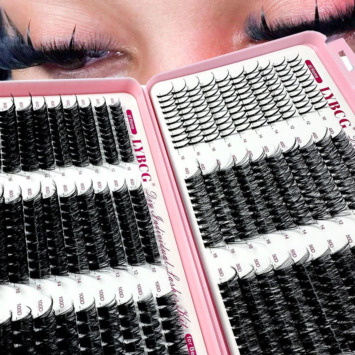 Spikes Lash Individuals Volume Eyelash Clusters DCurly Kit 1020MM DIY s6 Styles 250811