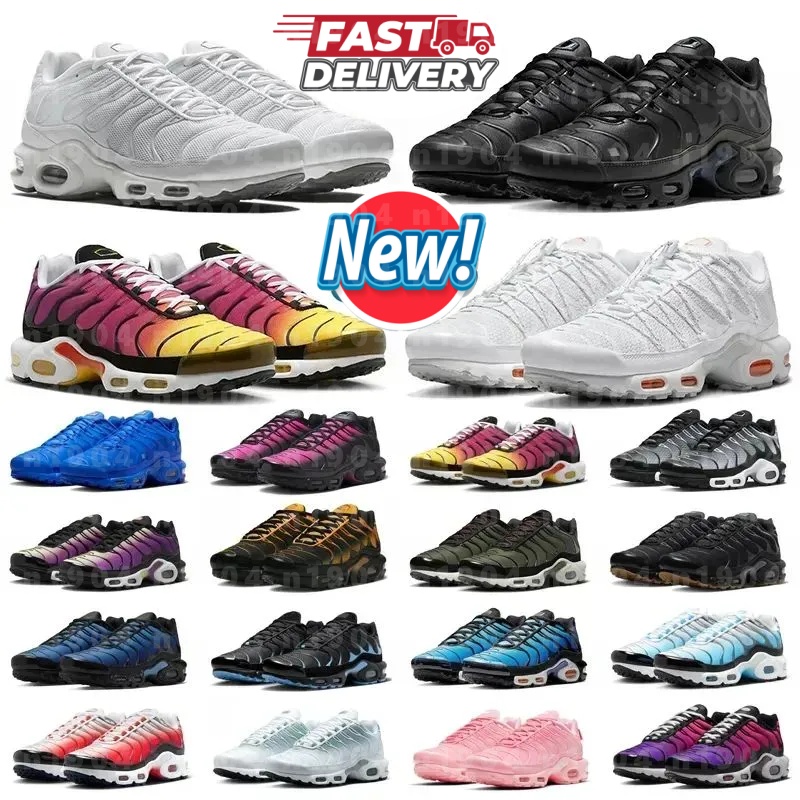 Tn Tnss Plus Chaussure Designer Running Shoes Sneakers Men Womens 3.0 tns Triple White Black Red Purple Breathable Outdoor Sports Trainers Sneakers French FR 36 48
