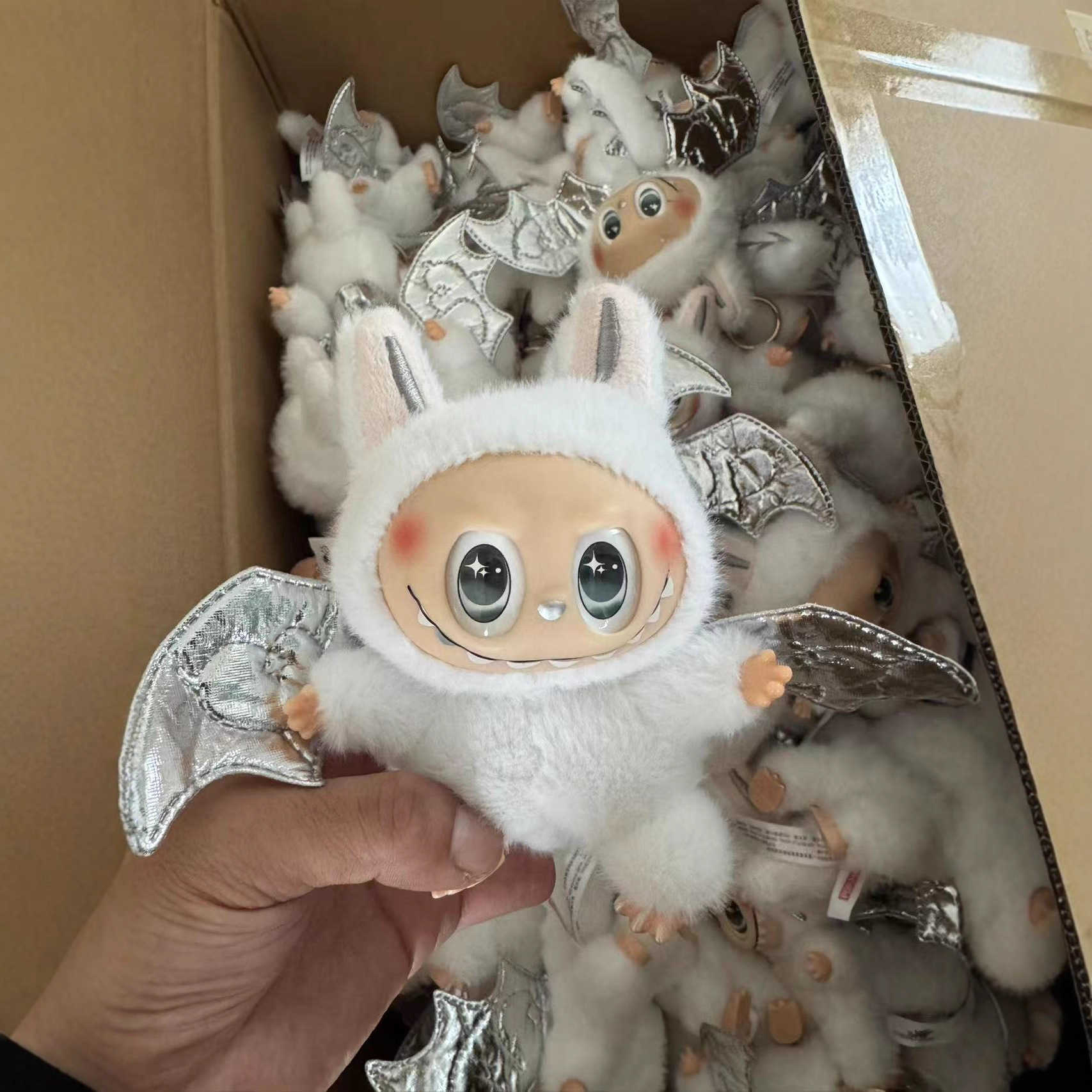 High-Quality Bubble Pull Fabric Little Angel Zimomo Vinyl Macaron Blind Box Plush Doll Trendy Toy Figure L250821