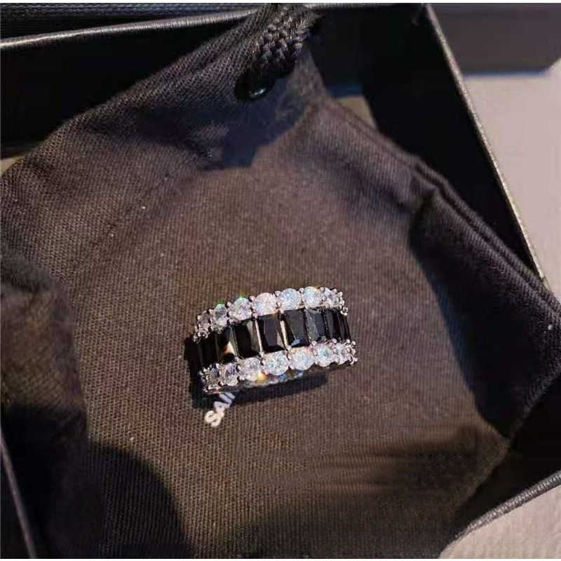 Elegant Square Cut Crystal Engagement Jewelry for Her
