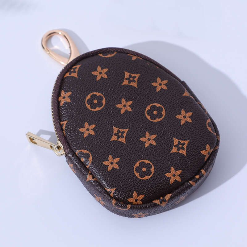 Key Women 2024 New Mini Compact Multi-Functional Car Portable Card Holder Two-in-One Coin Purse Storage Bag