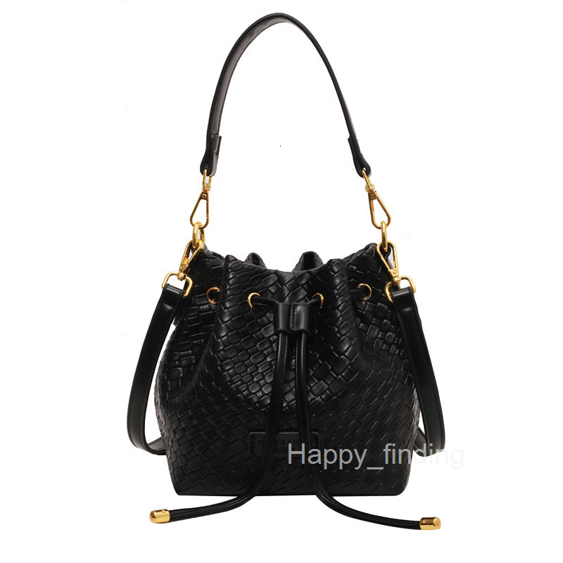 Handheld Large Capacity Bag for Women Trendy Autumn New Fashion Crossbody Bag Korean Style Drawstring Stylish Bucket Bag