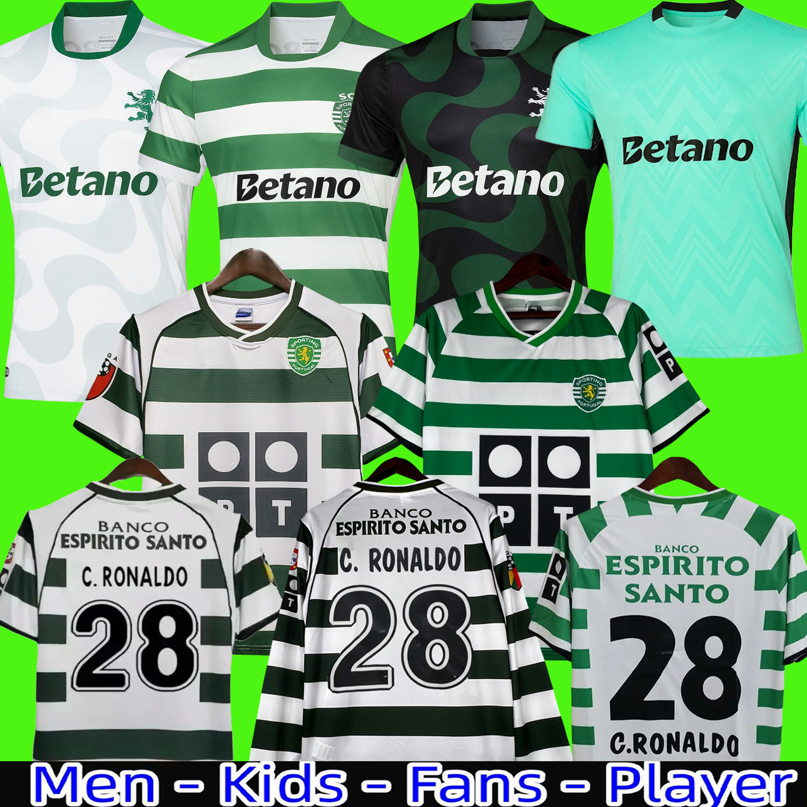 Portugal Ronaldo Football Jersey 01 02 03 04 25 26 Retro Classic 2025 2026 Lisbon Centennial Edition Home and Away