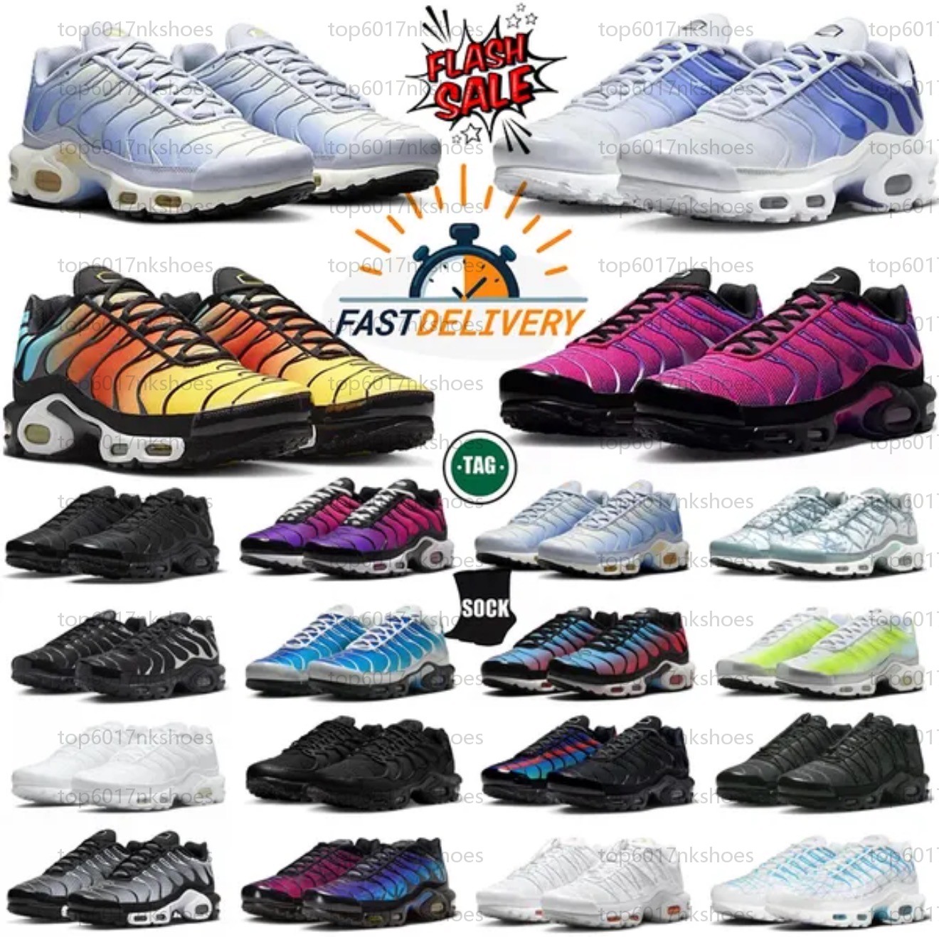 With box Designer Tns Running Shoes Men Women Tn3 Triple White Black Sky Blue Gradient Dusk Unity Plus Tennis Breathable Tnss Men Trainers Outdoor Sneakers