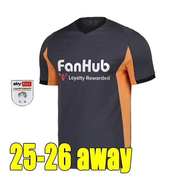 Derby County 25 26 Soccer Jerseys Home Away Third Football Shirt Jersey Kit COLLINS SIBLEY CASHIN NYAMBE NELSON ELDER FORNAH BARKHUIZEN
