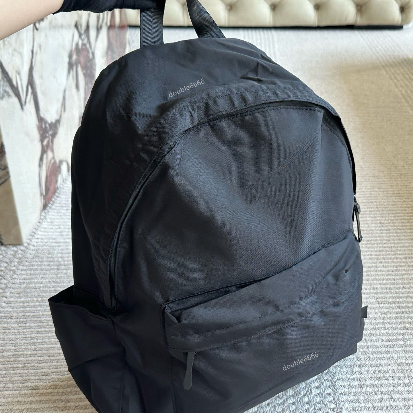 5A Quality Designer Korean Men's Nylon Backpack Luxury Women's Waterproof Duffel Bag Fashion Daily Commuter Bag Trekking Bag Man Messenger Bag shoulder laptop bag