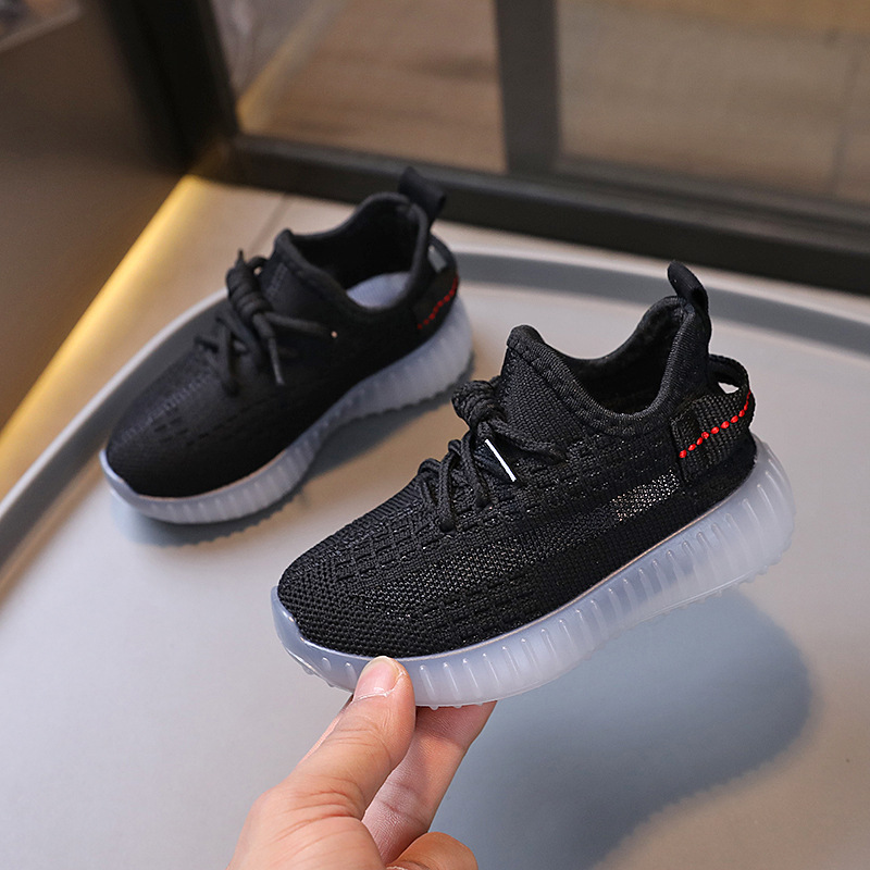 New Spring Baby Toddler Shoes Soft Breathable Knitting Infant Sneaker Light Non-Slip Boy Girl Walkers Shoes Size 21-32