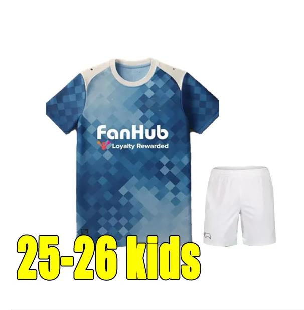 Derby County 25 26 Soccer Jerseys Home Away Third Football Shirt Jersey Kit COLLINS SIBLEY CASHIN NYAMBE NELSON ELDER FORNAH BARKHUIZEN
