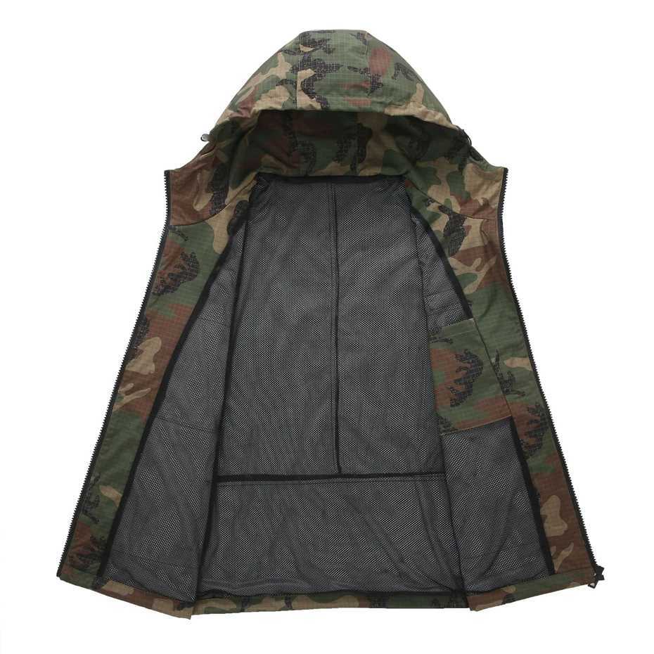 12XL Plus Size Camouflage Cargo Jacket Men Camo Windbreaker Jacket Spring Autumn Outdoor Camp Jackets Coats Male W250821