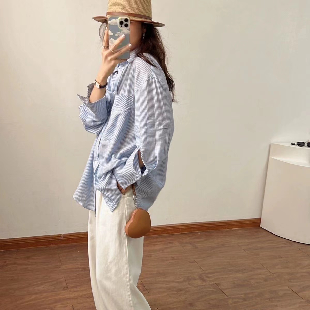 Colorful Heart-Shaped Personalized Pattern Popular Versatile Single Shoulder Crossbody Bag Birthday Gift