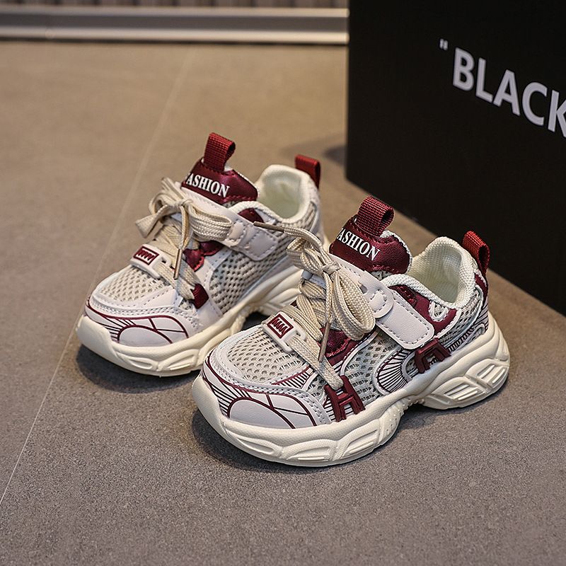 Kids Sneakers Spring Summer Autumn Boys Fashion Casual Sports Running Walkfashion Trainers Girls Breathable Soft Sole Toddler Shoes Size 21 - 30 dh192