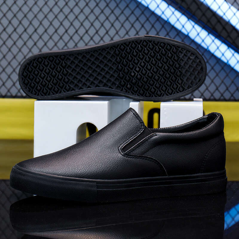 Slip-On White Sneakers Men and Women, Youth Free shipping Unisex Soft Sole Casual Lazy Shoes, Couple Style Dance Shoes for Women