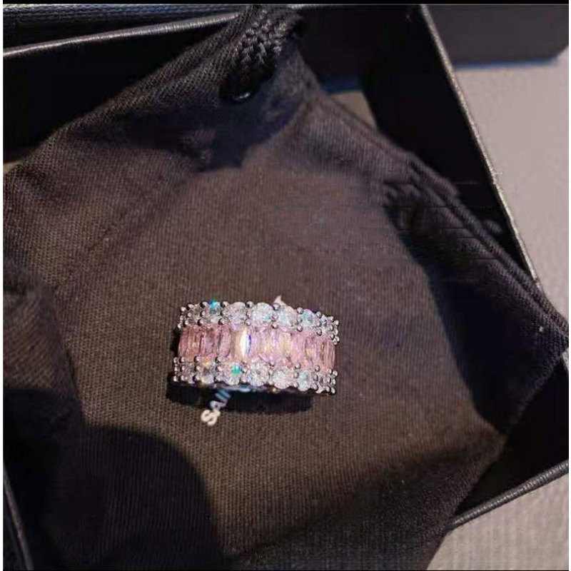 Elegant Square Cut Crystal Engagement Jewelry for Her