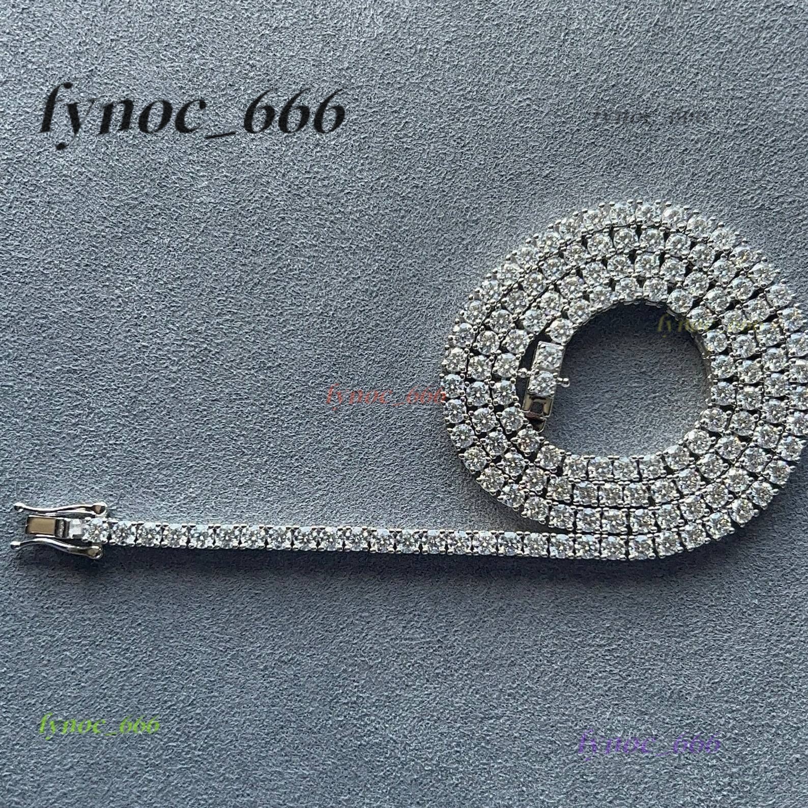 High Quality 14K White Gold Tennis Chain with VVS Moissanite Diamond Elegant Fine Jewelry for Men s Weddings Engagements