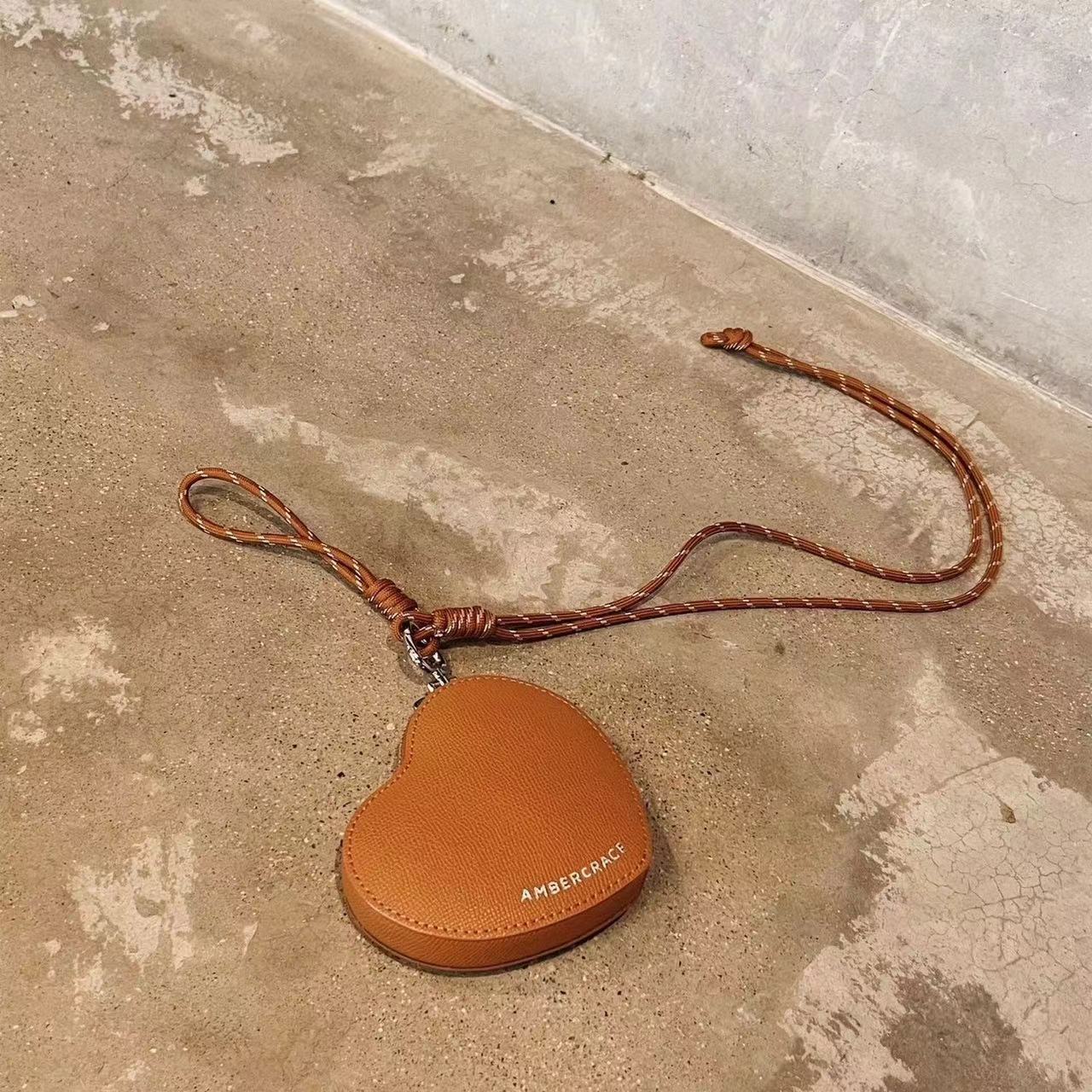 Colorful Heart-Shaped Personalized Pattern Popular Versatile Single Shoulder Crossbody Bag Birthday Gift