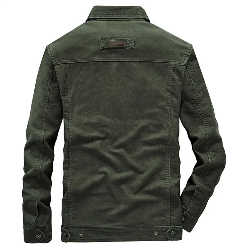 Mens Lightweight Cotton Military Jackets Spring Autumn Casual Multipocket Army Pilot Cargo Flight Bomber Jacket Men Clothing 250818