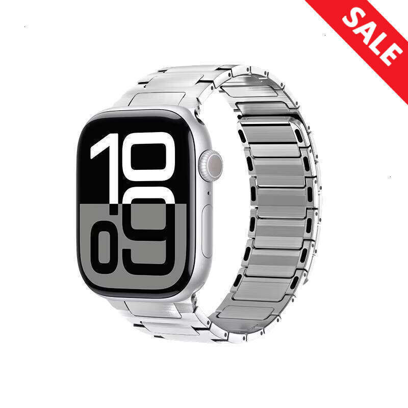 Magnetic Stainless Steel Strap Apple Watch Ultra 2 Band 49mm for Iwatch Series 10 9 8 7 41 42 45 46 mm