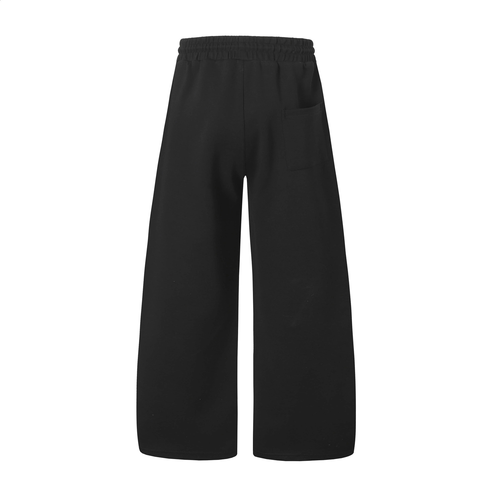 Gray Man Wide Leg Joggers Baggy Drawstring Patchwork Casual Curved Knife Pants Oversized Retro Arc Black Sweat Pants Cotton 250822