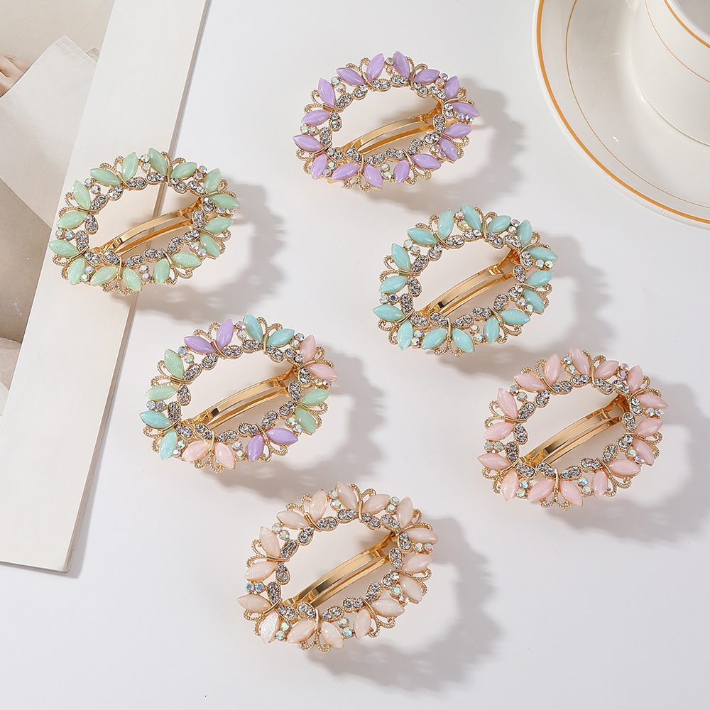 Korean Back of Head Elegant Bun Horizontal Women's Accessories, Hairpin, Ponytail Clip, Mom's Spring Hair Ornament SY-8027